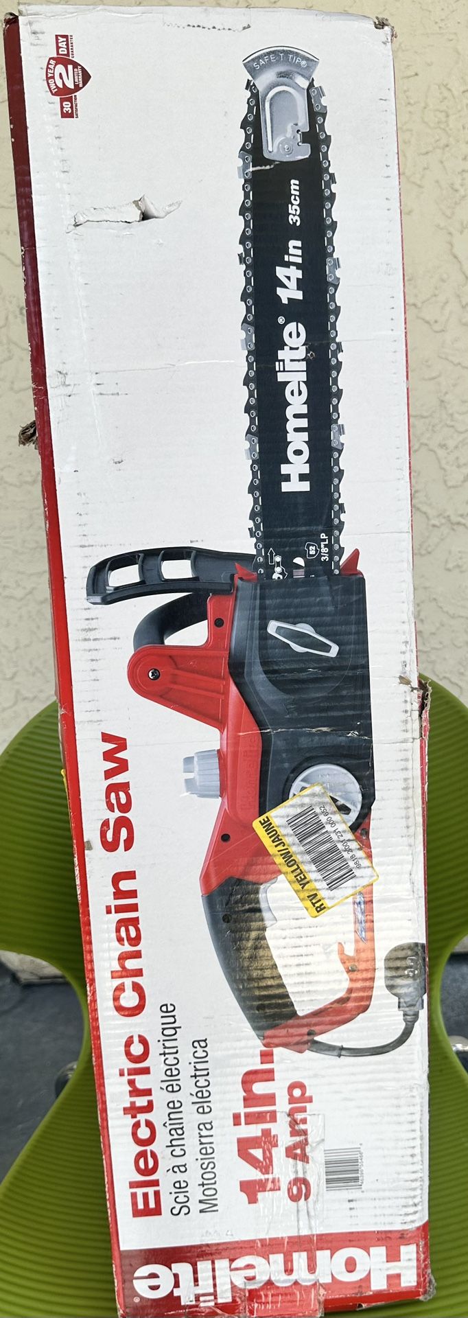 Homelite 14” electric chain saw