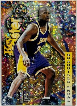 Rare Shaquille O’Neal Topps 1997-98 Season's Best Key Master Speckle Insert Lakers