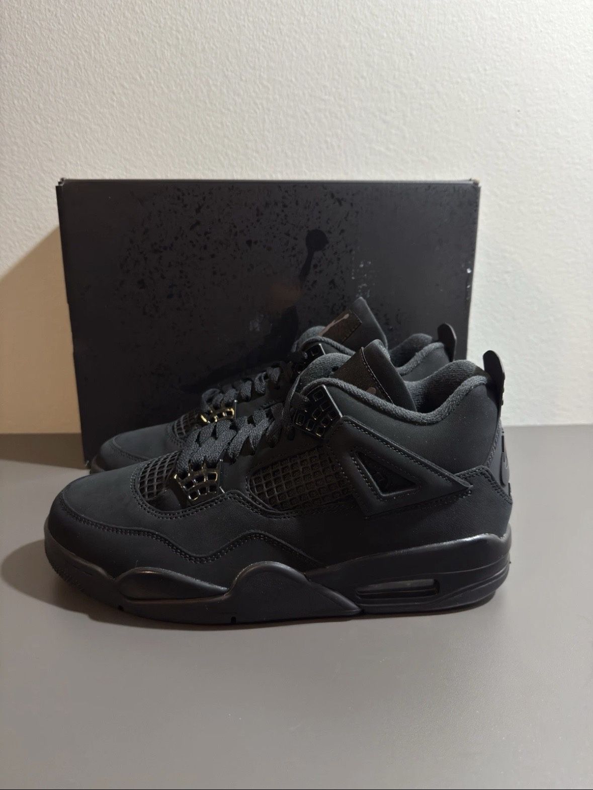 Jordan Retro 4 Black Cat Size 9.5 And 10