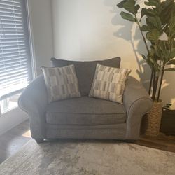 Grey Sofa & Love Seat