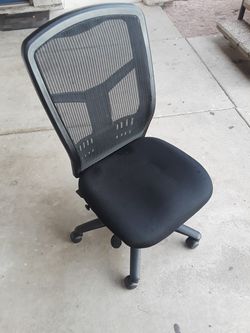 Office chair with mesh back