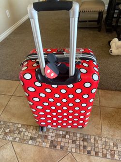Disney luggage suitcase.