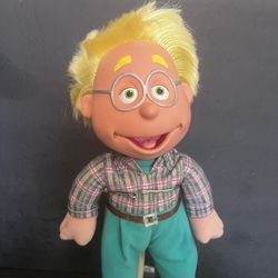 PUZZLE PLACE DOLL BEN - 14 INCHES - RUBBER HEAD & SOFT BODY! BY FISHER PRICE