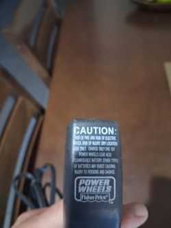Fisher Price Power Wheels Charger