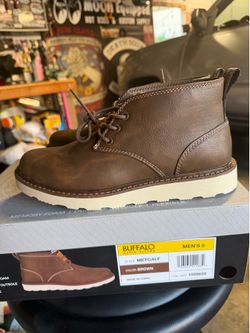Buffalo Metcalf brown boots  size 8