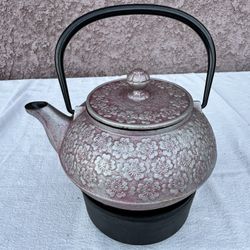 Iwachu Japanese Cast Iron Teapot Set w/ Warmer – Nambu Tekki