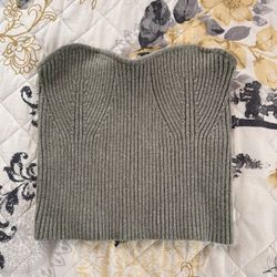 Gray Tube Top