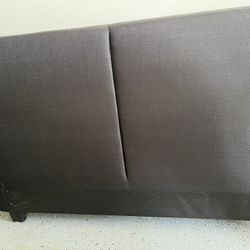 Queen Size Headboard with Box Spring And Mattress