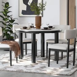 Modern Round Dining Table Set 