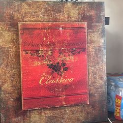 French artwork 26 x 30