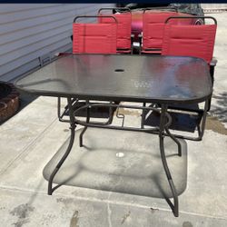 Patio Table With Chairs