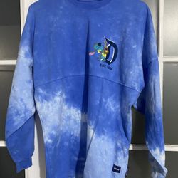 Disneyland Resort Tie-Dye Lilo & Stitch Spirit Jersey Adult XS Blue White Disney