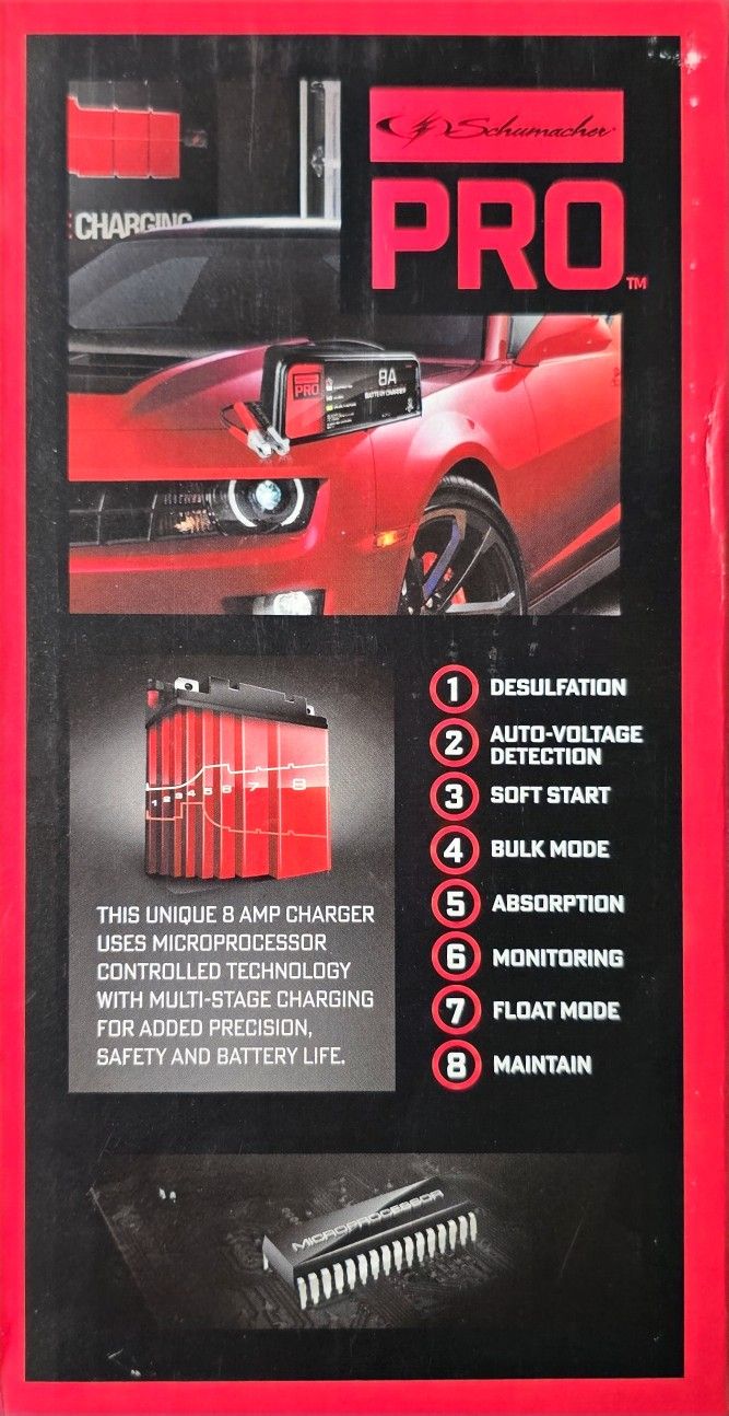 Schumacher Pro 8 Amp Battery Charger