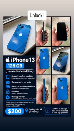 Iphone 13 UNLOCK