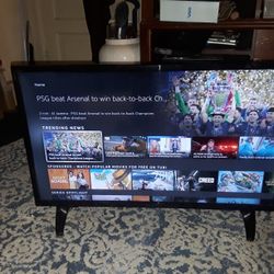 INSIGNIA Smart Fire 32 Inch Class F20 With Alexa (Year 2020) Model: E32KT9NKBDBGNNX Remote control Includes 
