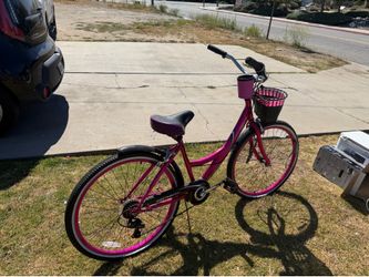 26 inch pink bike cruiser