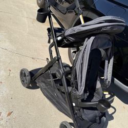 Double Stroller And Car Seat