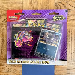 Pokemon TCG Ascended Heroes Tech Sticker 3 Pack