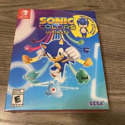 Sonic Colors Nintendo Wii New and Sealed Sonic the Hedgehog Sealed Game