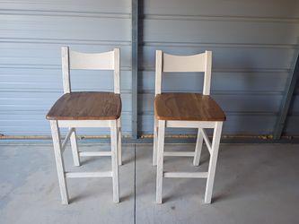 Kingston Weathered Oak bar stool (Free Delivery If Needed)