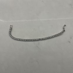 Tennis Bracelet, But One Diamond Is Missing