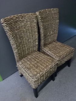 Wicker chairs