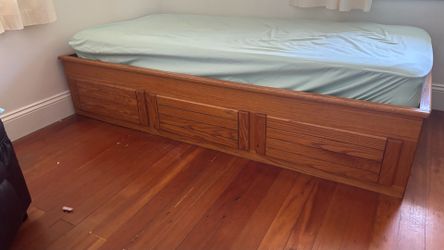 Twin Bed Frame with drawers