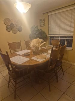 Dining table and cabinet dining