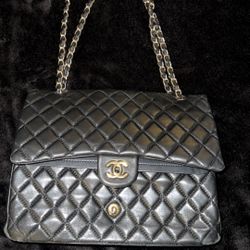 CHANEL LARGE CLASSIC HANDBAG- Double Flap