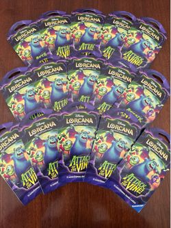 Lorcana Attack of the Vine Booster Packs