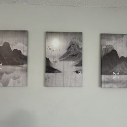 3 Piece Canvass Painting 