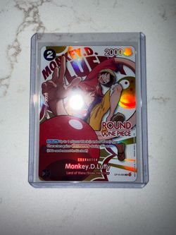 One Piece TCG ROUND1 Promo Monkey D. Luffy OP16-095 English – 2 Available