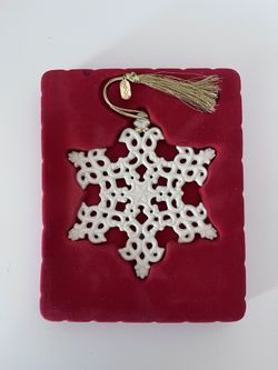 Snowflake Lenox Ornament 