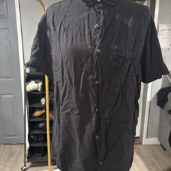NWOT Black Button Down 