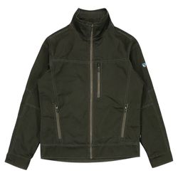 Kuhl Burr Jacket Mens Small S Fleece Lined Patina Green Bomber Outdoor Full Zip