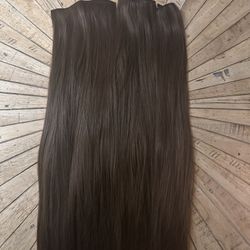 Gorgeous Long Dark Brown Clip In Extensions 24 - 26 In New