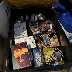 Costco Tote Full Of Empty Pokémon Tins