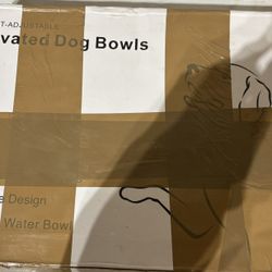 Height Adjustable Elevated Dog Bowls