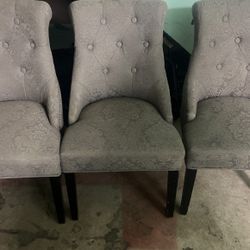 Upholstered chairs Set If 3