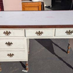Vintage Wood Desk 