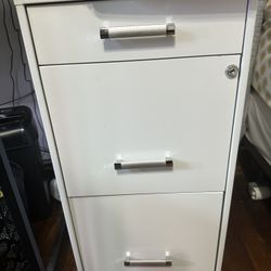 Beige File Cabinet 