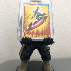 1991 IMPEL MARVEL UNIVERSE SERIES 2 CAPTAIN AMERICA'S SHIELD CARD #127