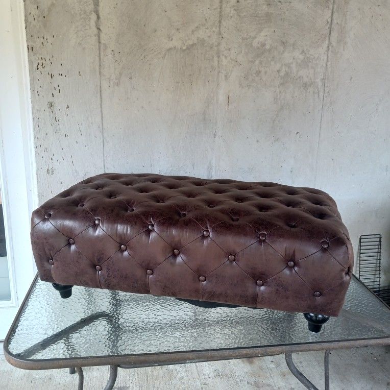 Ottoman Faux Leather