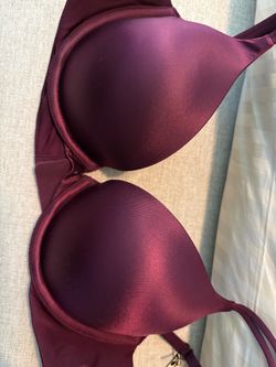 Burgundy Smooth Padded Underwire Bra