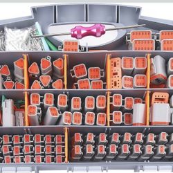 knoweasy 540PCS Deutsch DT Connectors Kit- Automotive Electrical Connector,2/3/4/6/8/12 Pin DT Connectors with Removal Tool for Construction, Truck, M