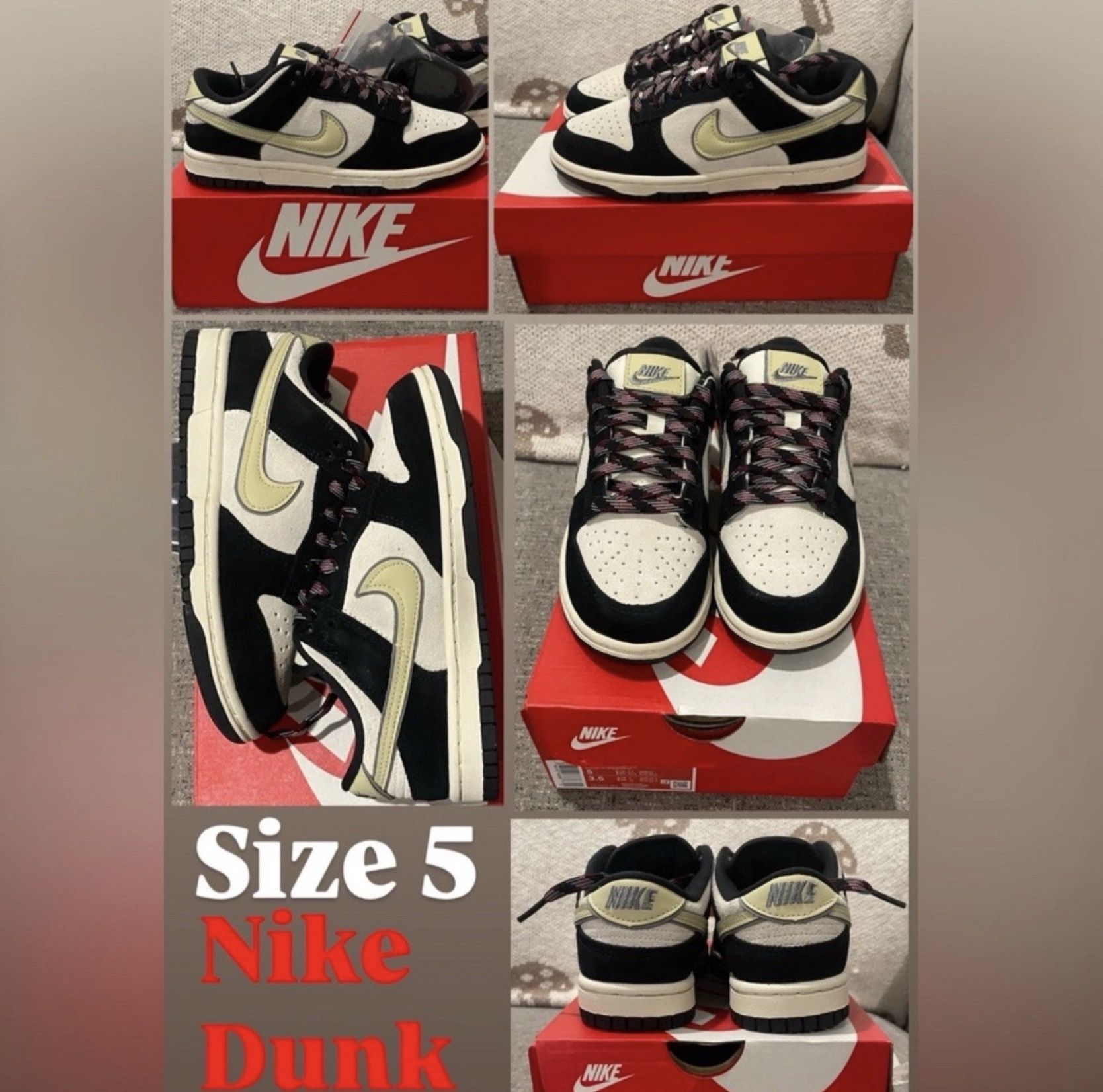 Nike Dunks Low Size 5
