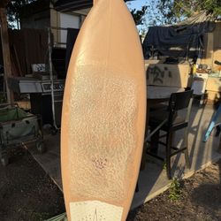 5’8 Fish Twin Surfboard. 