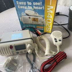 Icom IC-M402S Boat Marine Waterproof DSC VHF Radio Transceiver with Microphone “Never Used” $130 Firm On Price