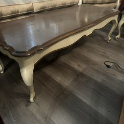 Vintage Coffee Table and end tables 