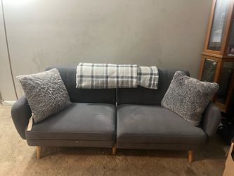 Gray futon obo